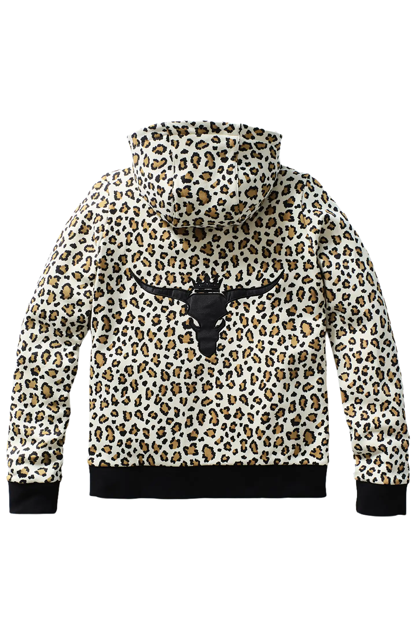 Image of PURE RIDERS - Queens Born Wild - Zipper Hoodie Leopard, Back