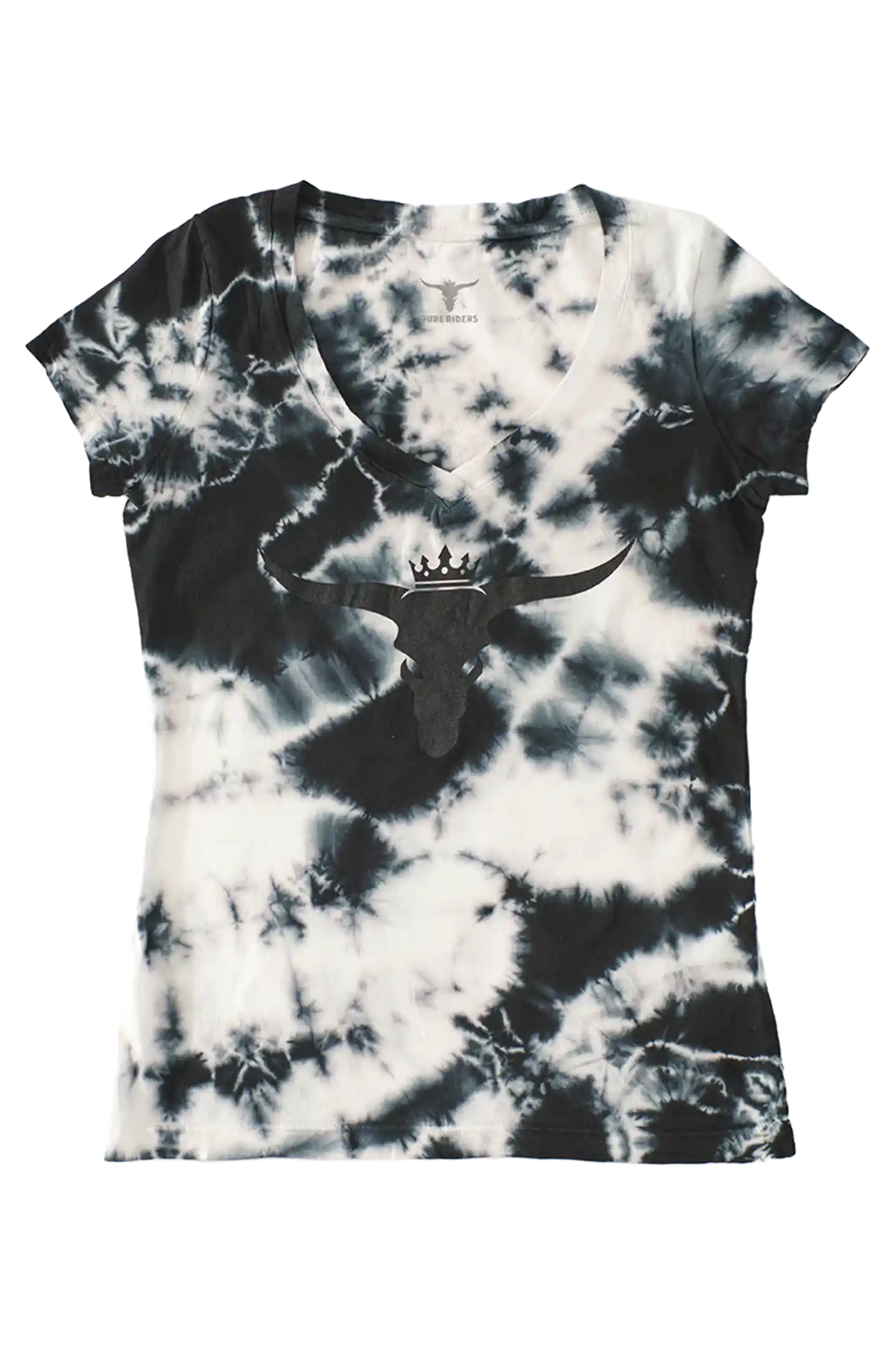 Pure_Riders-Queens_Born_Wild-Batik-T-Shirt Front