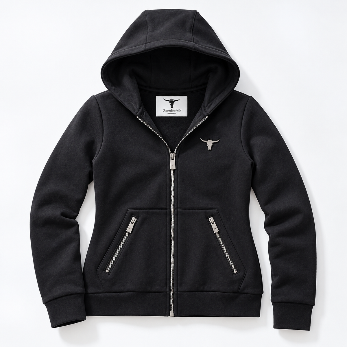 Black Hoodie Zipper
